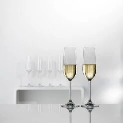 Oldenhof Clara Champagneglas 190 Ml Kristalglas 6 Stuks -Serviesgoedwinkel Voor Thuis 010 203 007 clara sekt 190ml