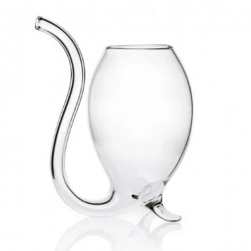 100% Chef Fat Cat Cup Glas Met Tuit 170 Ml Glas