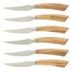 Saladini Steakmes 10 Cm Olijfhout 6 Stuks -Serviesgoedwinkel Voor Thuis 1692 52068 1