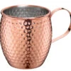 Cilio Moscow Mule Beker 500 Ml Gehamerd Rvs Koperkleurig -Serviesgoedwinkel Voor Thuis 200416