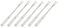Spring Fonduevork 26 Cm Kunststof Wit 6 Stuks