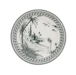 Gien Vue Orient Dessertbord ø 22 Cm Keramiek Crème