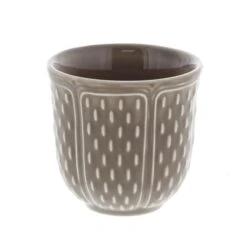 Gien Pont Aux Choux Espressokop 8,5 Cl Keramiek Licht Taupe