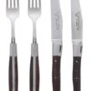 Laguiole En Aubrac Shepherds Cross Steakmessen Met Vorken Wengéhout 4-delig -Serviesgoedwinkel Voor Thuis 2354347 1