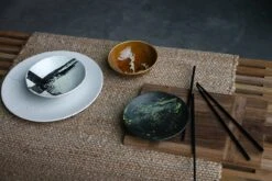 HK Living ACE6978 Kyoto Dinerbord ø 27,5 Cm Aardewerk Wit -Serviesgoedwinkel Voor Thuis 30