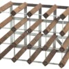 Traditional Wine Rack Co. Wijnrek 39 X 33 Cm Donker Hout -Serviesgoedwinkel Voor Thuis 5484 53885 1