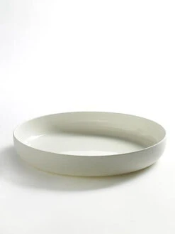 Serax Base Diep Bord ΓΈ 28 Cm Hoogte 4,5 Cm Porselein Wit Mat