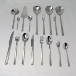 Wilkens Cantone Bestekcassette 9-persoons Rvs Mat 89-delig -Serviesgoedwinkel Voor Thuis 89mat