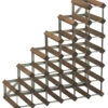 Traditional Wine Rack Co. Pyramide Wijnrek 61,2 Cm Grenen Donker -Serviesgoedwinkel Voor Thuis 9169 81101 1