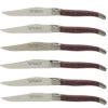 Laguiole En Aubrac Steakmes 11,5 Cm Amarant Rood 6 Stuks -Serviesgoedwinkel Voor Thuis 9350 58001 1