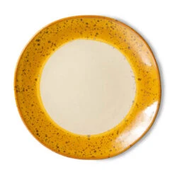 HK Living 70's ACE7074 Autumn Side Plate ø 22 Cm Aardewerk 2 Stuks -Serviesgoedwinkel Voor Thuis ace7074 lr a 01 1