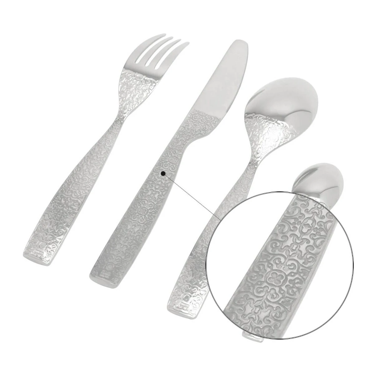 Alessi Dressed Bestekcassette 6-persoons Rvs Glans 24-delig 4 Alessi Dressed Bestekcassette 6-persoons Rvs Glans 24-delig - Afbeelding 2