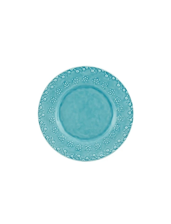 Bordallo Flora Azul Dessertbord ø 23 Cm Aardewerk Blauw 3 Bordallo Flora Azul Dessertbord ø 23 Cm Aardewerk Blauw