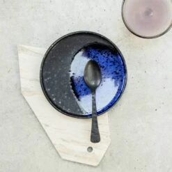 Serviesgoedwinkel Voor Thuis -Serviesgoedwinkel Voor Thuis hk living dessert bord kobalt zwart keramiek kyoto 2