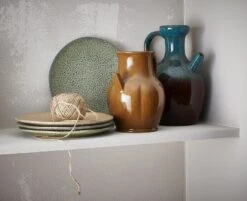 HK Living ACE6897 Gradient Dinerbord ø 29 Cm Aardewerk Geel 2 Stuks -Serviesgoedwinkel Voor Thuis hk living sfeer 1