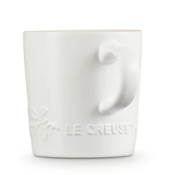 Le Creuset Holly Collectie Mok 200 Ml Aardewerk Katoenwit -Serviesgoedwinkel Voor Thuis lc 20200529 zs ps fs 60303204311511 006