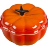 Le Creuset Minipan Pompoen 350 Ml Aardewerk Vulcanique -Serviesgoedwinkel Voor Thuis le creuset halloween pompoenschal mini braad stoofpannetje