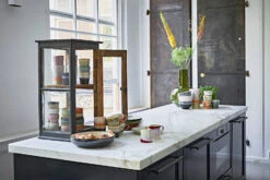 HK Living 70's ACE6864 Virgo Cappuccinomok 300 Ml Aardewerk Grass-Stream-Hail-Rock 4-delig -Serviesgoedwinkel Voor Thuis lr 2 1