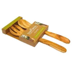 Bowls And Dishes Pure Olive Wood Slacouvert 3-tand 30 Cm Olijfhout