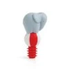 Ototo Phil Wijnstop Silicone Rood/wit -Serviesgoedwinkel Voor Thuis ototo phil wijnstop silicone rood wit 1 1