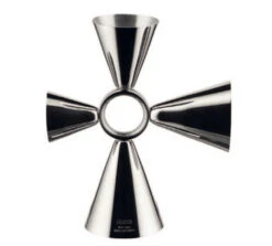 Alessi GIA28 The Tending Box Quadri Combo Jigger 14,4 Cm Rvs