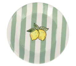 Oldenhof Citroen Ontbijtbord ø 20 Cm Aardewerk Groen