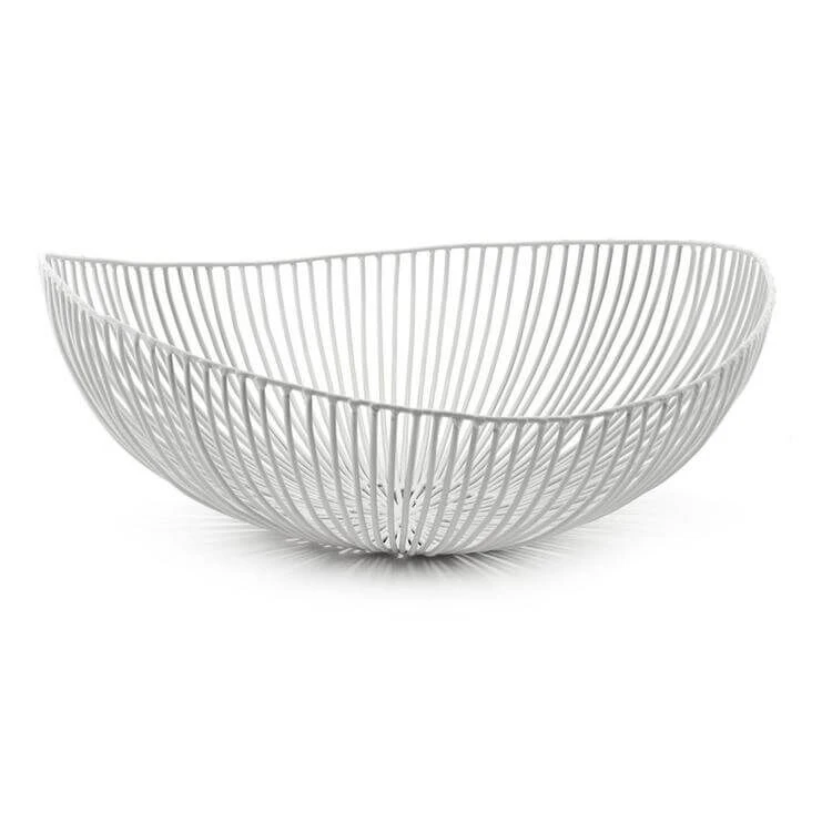 Serax Cesira Fruitmand 39 X 13 Cm Ijzer Wit 3 Serax Cesira Fruitmand 39 X 13 Cm Ijzer Wit