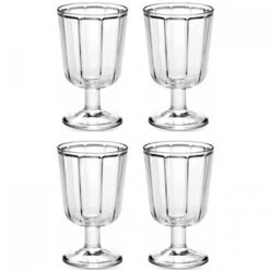 Serax Surface By Sergio Herman Witte Wijnglas ø 7,5 Cm Glas 4-delig