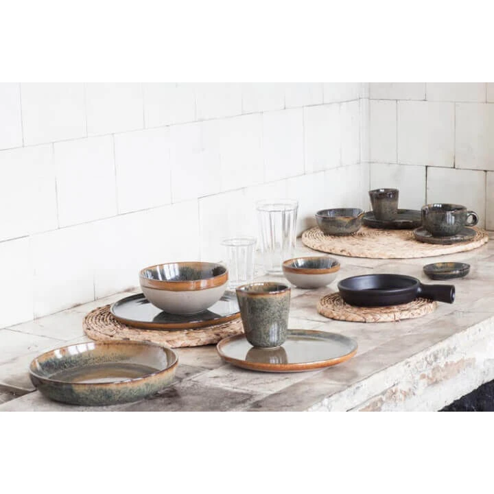 Serax Surface By Sergio Herman Sideplate ø 16 Cm Camogreen 4 Serax Surface By Sergio Herman Sideplate ø 16 Cm Camogreen - Afbeelding 2