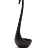 Ototo Swanky Drijvende Soeplepel 27,5 Cm Kunststof Zwart -Serviesgoedwinkel Voor Thuis swanky black