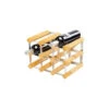 Traditional Wine Rack Co. Wijnrek Voor 9 Flessen Licht Eikenhout -Serviesgoedwinkel Voor Thuis wijnrek 9 flessen light oak sorrells