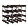 Traditional Wine Rack Co. Wijnrek Voor 16 Flessen 42 X 32,4 Cm Verbrande Eik Bruin 2 Traditional Wine Rack Co. Wijnrek Voor 16 Flessen 42 X 32,4 Cm Verbrande Eik Bruin -Serviesgoedwinkel Voor Thuis wijnrek voor 16 flessen donkere eik