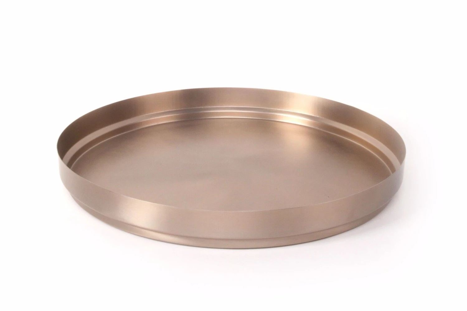 XLBoom Rondo Medium Dienblad ø 45,5 Cm Rvs Koper 3 XLBoom Rondo Medium Dienblad ø 45,5 Cm Rvs Koper